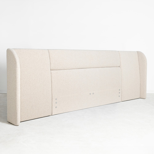 Aubin Upholstered Queen Headboard with Wing