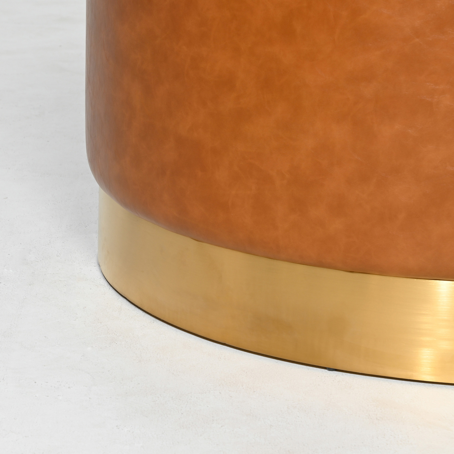 Medium-Round-Aryal-Faux-Leather-Ottoman