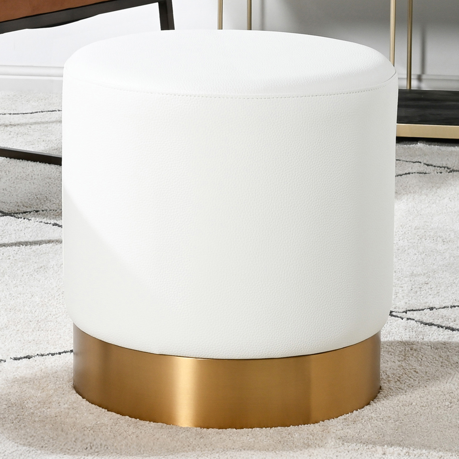 Small-Round-Aryal-Faux-Leather-Ottoman