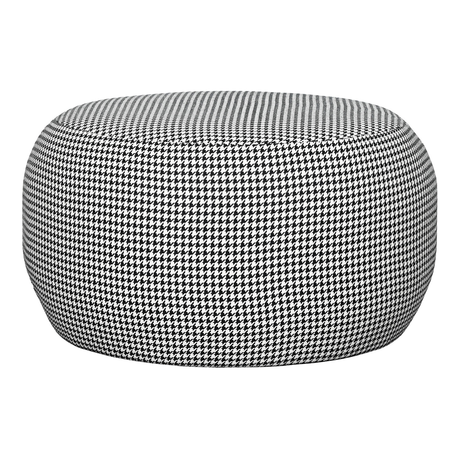 Cranston Houndstooth Ottoman