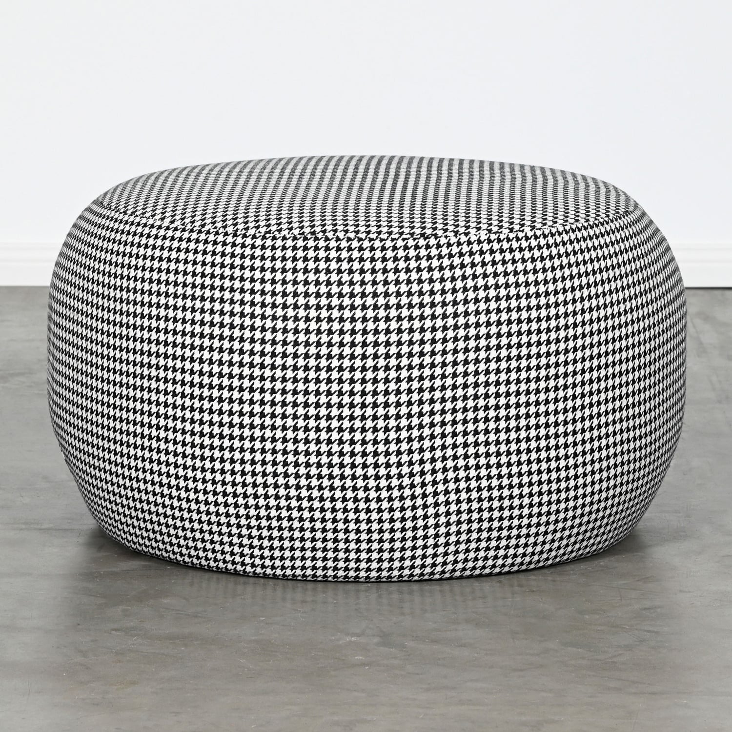 Cranston Houndstooth Ottoman