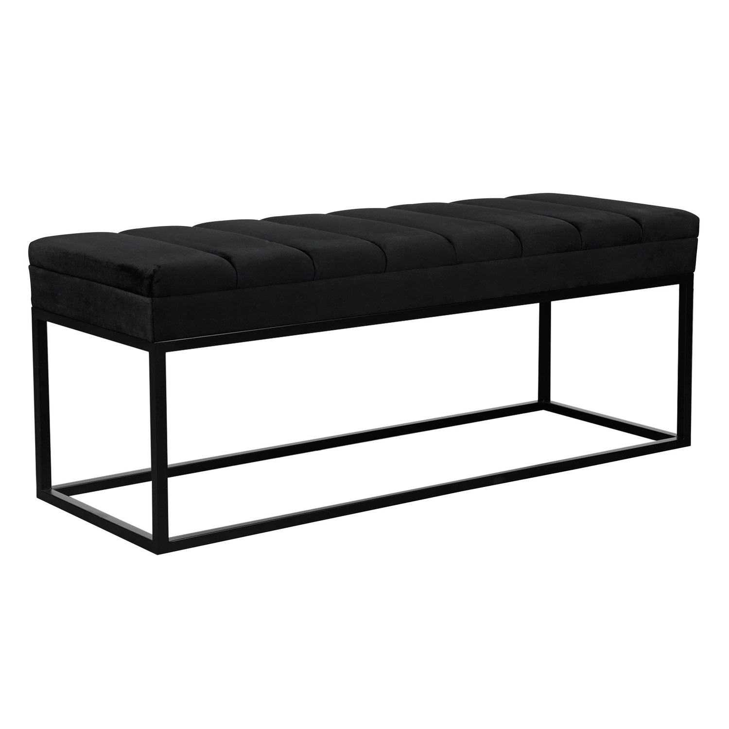 Milford Velvet Ottoman Bench