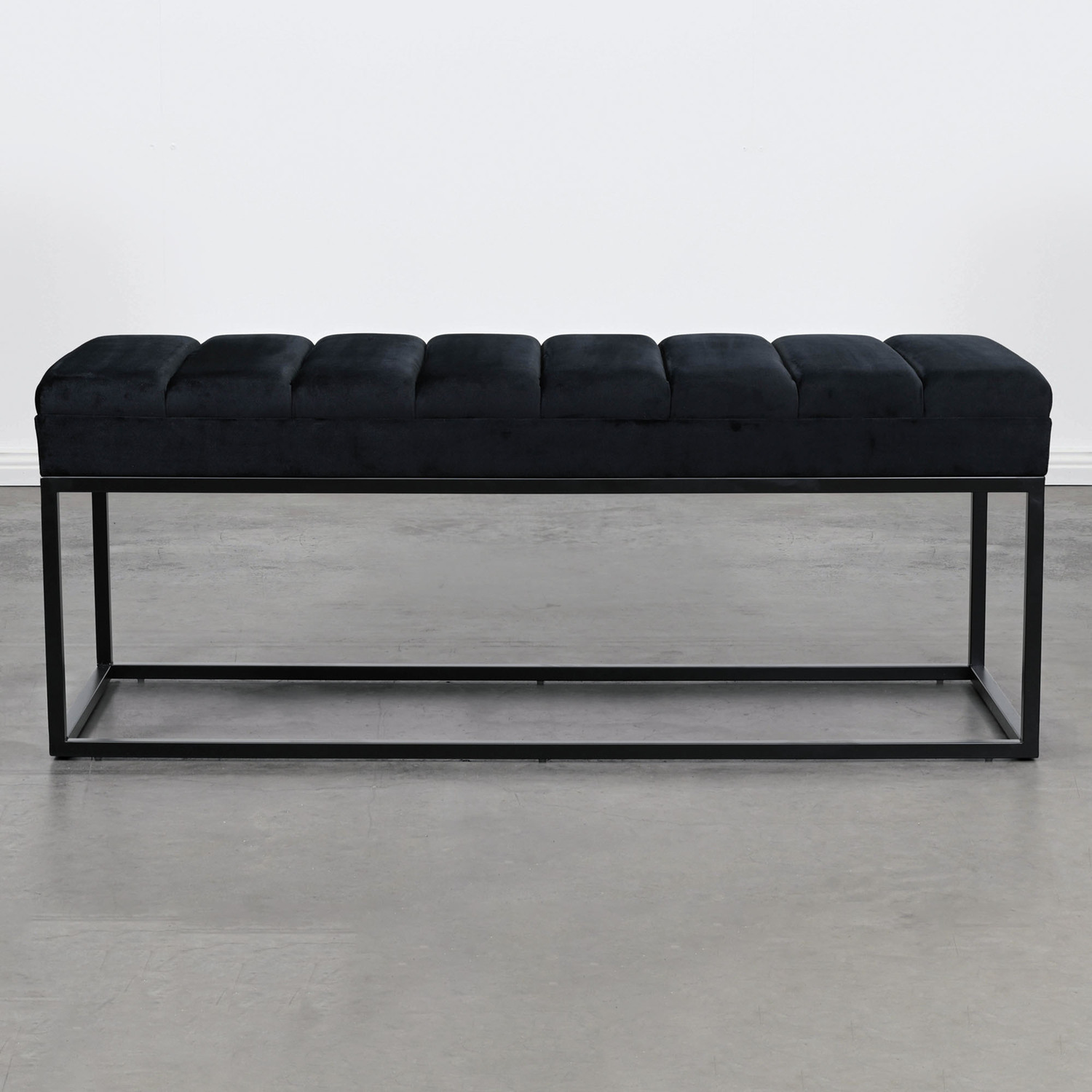 Milford Velvet Ottoman Bench