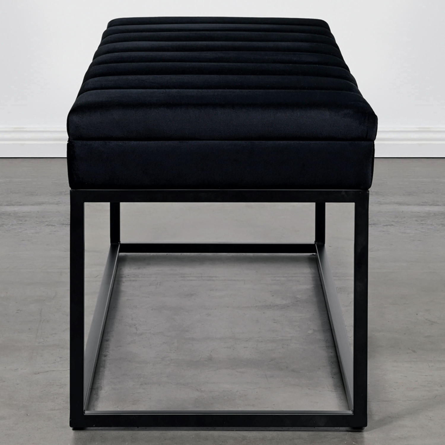 Milford Velvet Ottoman Bench