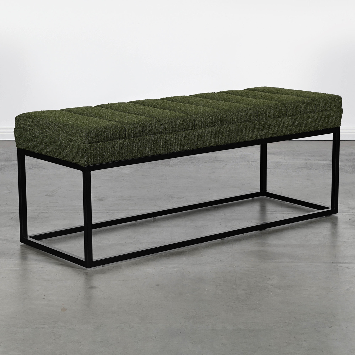 Milford Textured Ottoman Bench