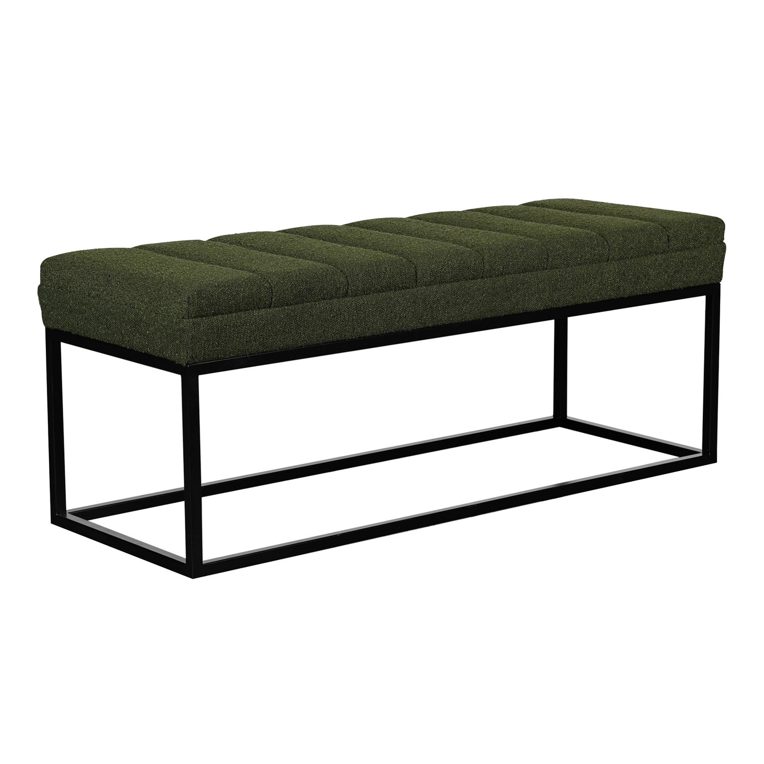 Milford Textured Ottoman Bench