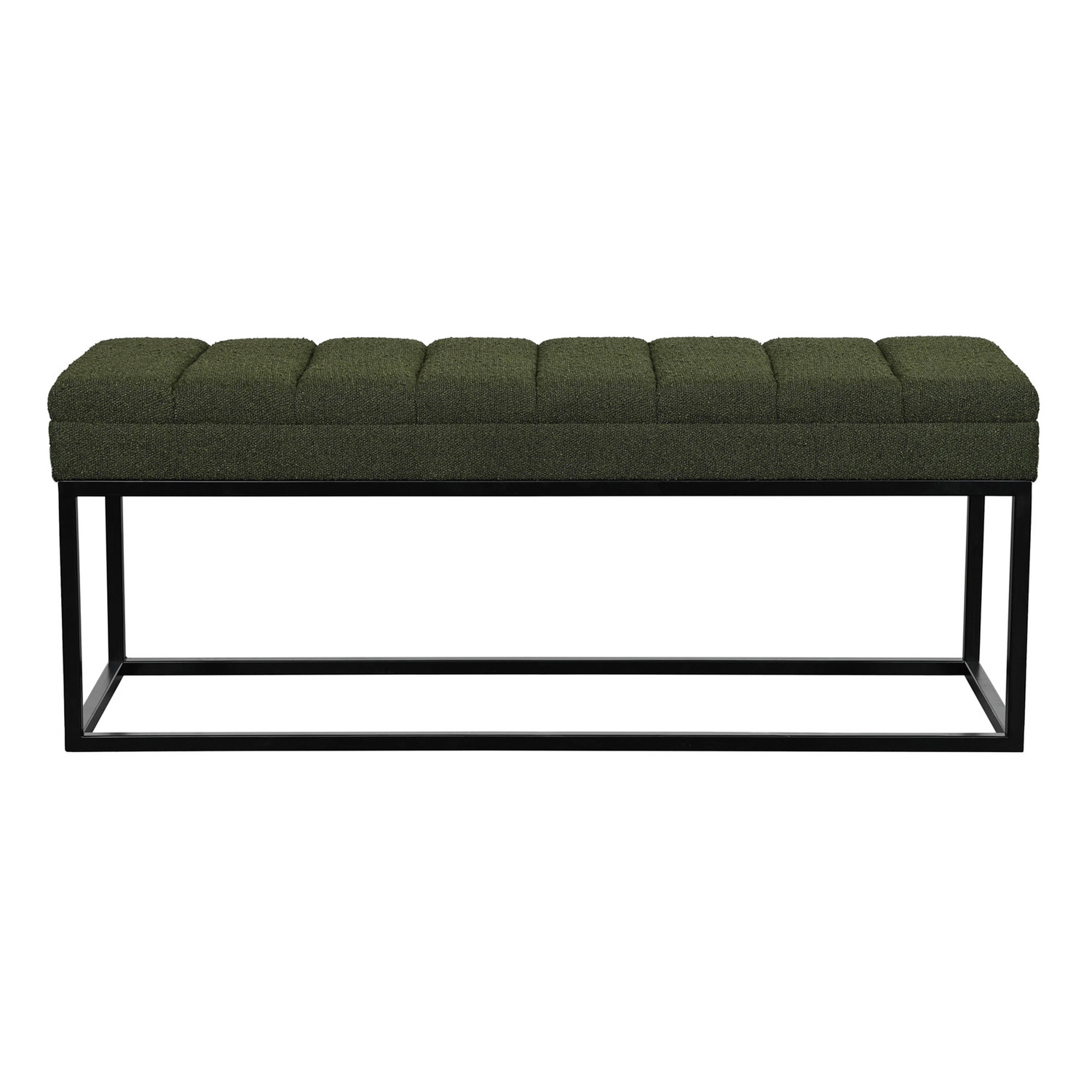 Milford Textured Ottoman Bench