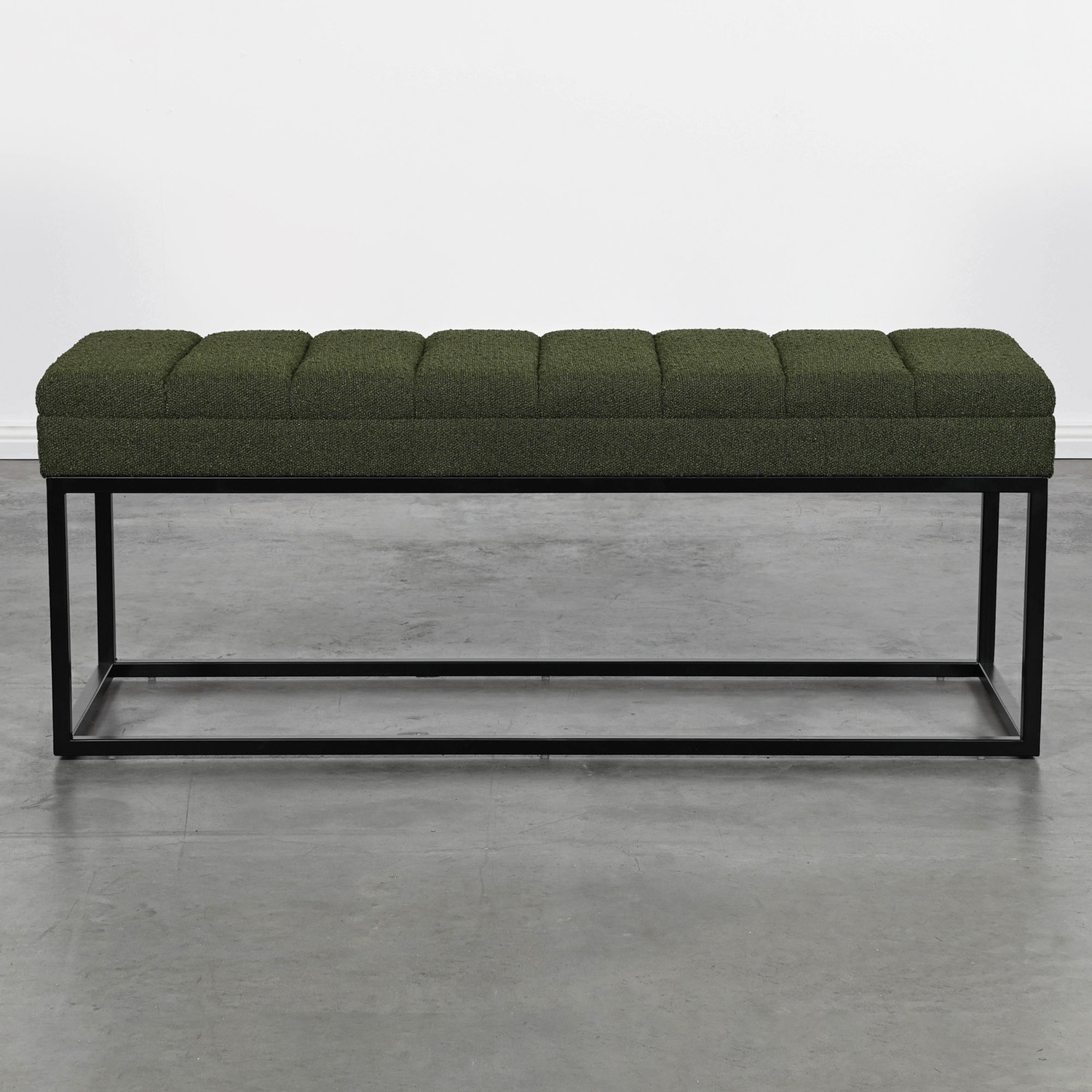 Milford Textured Ottoman Bench