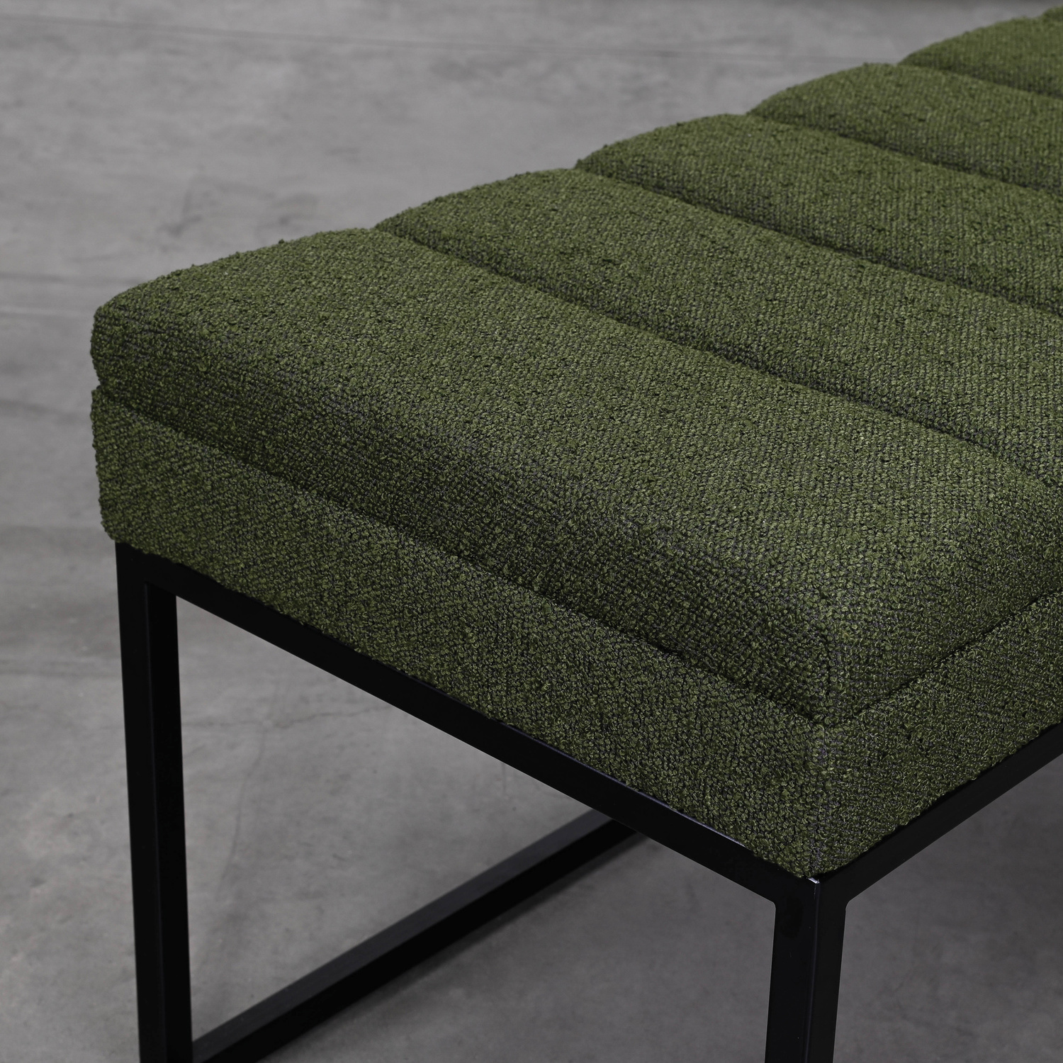 Milford Textured Ottoman Bench