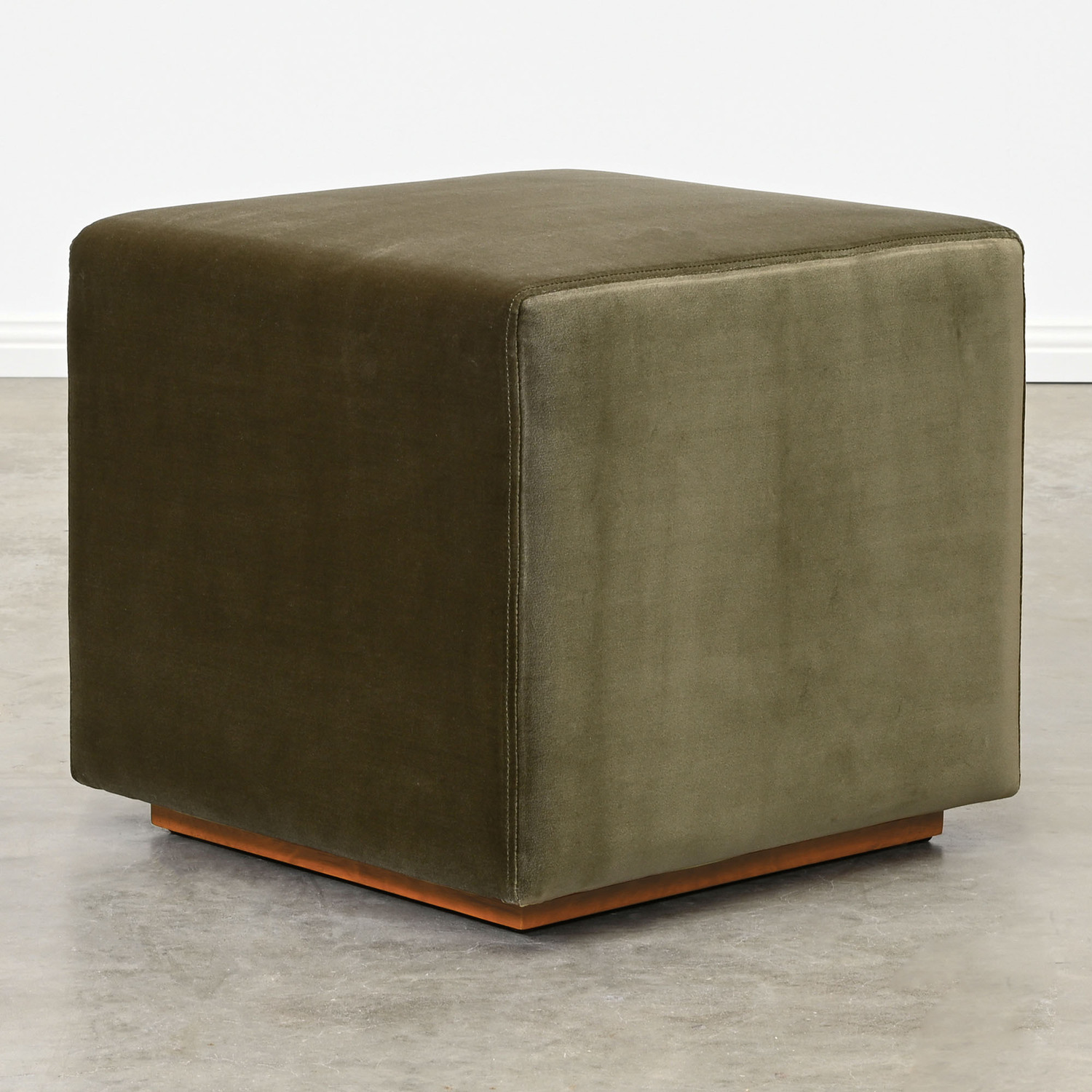 Fuller Velvet Ottoman