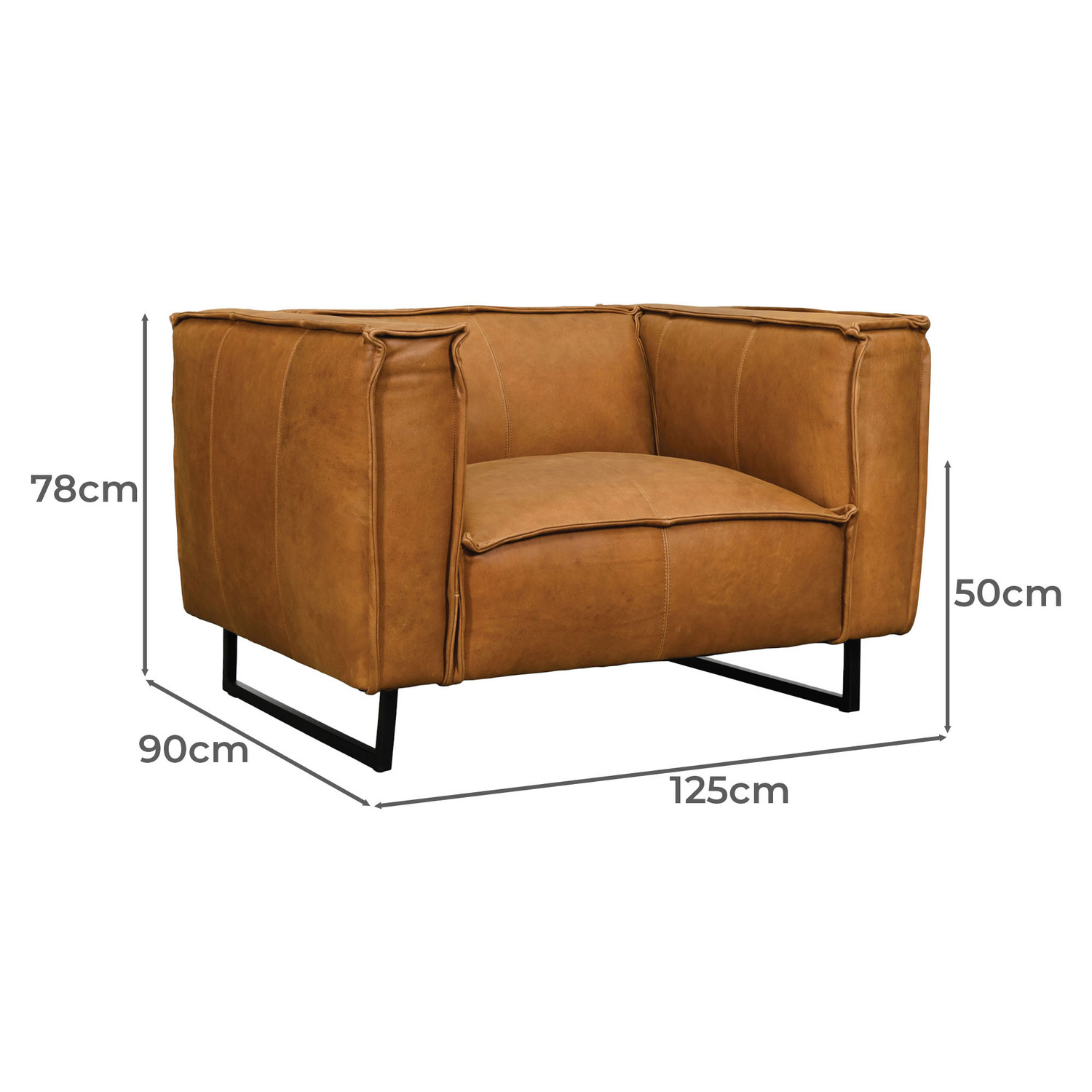 Winston Genuine Leather Armchair