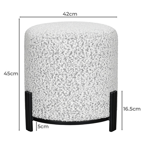 Stamford Bouclé Ottoman