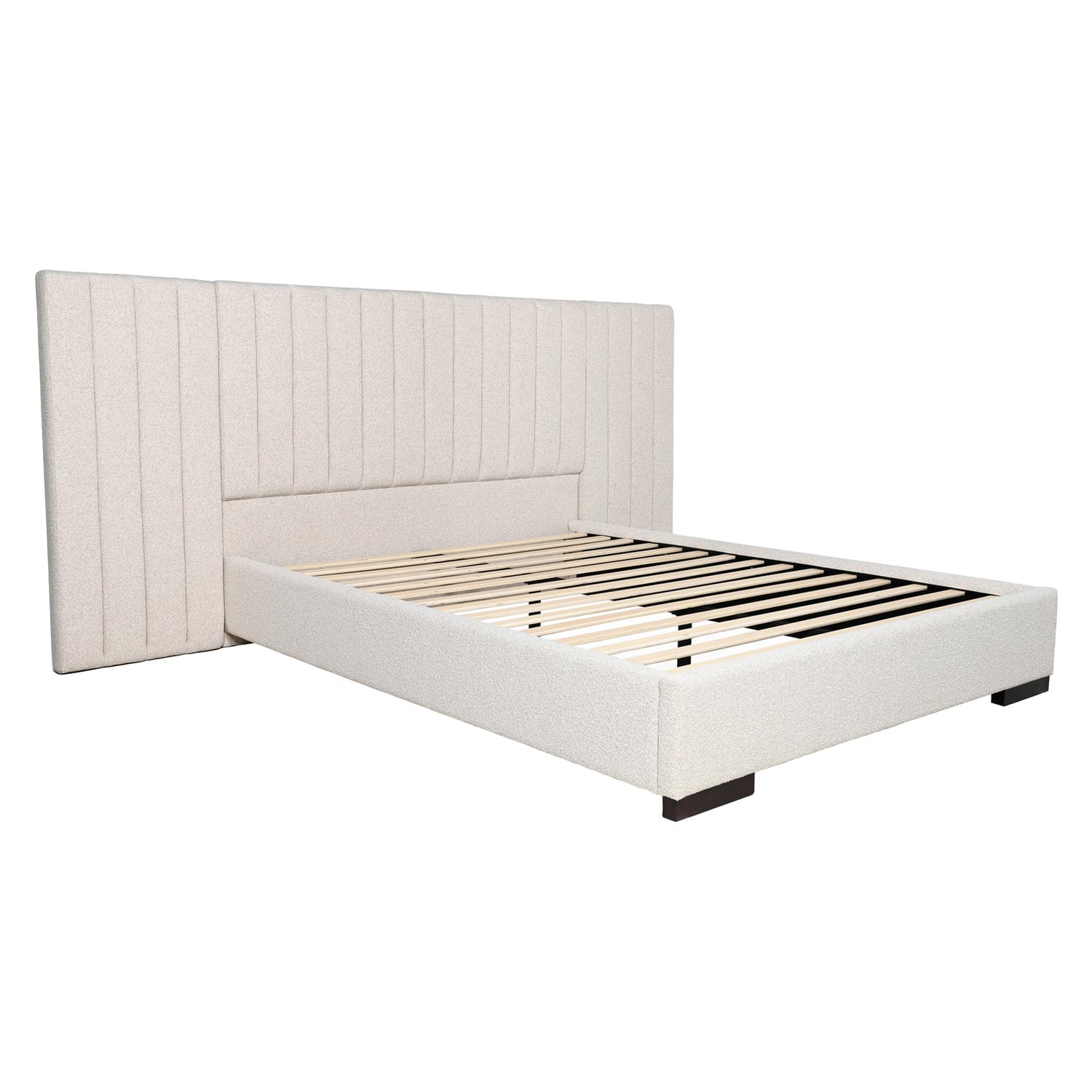 Oatmeal Aubin Upholstered Bed Frame
