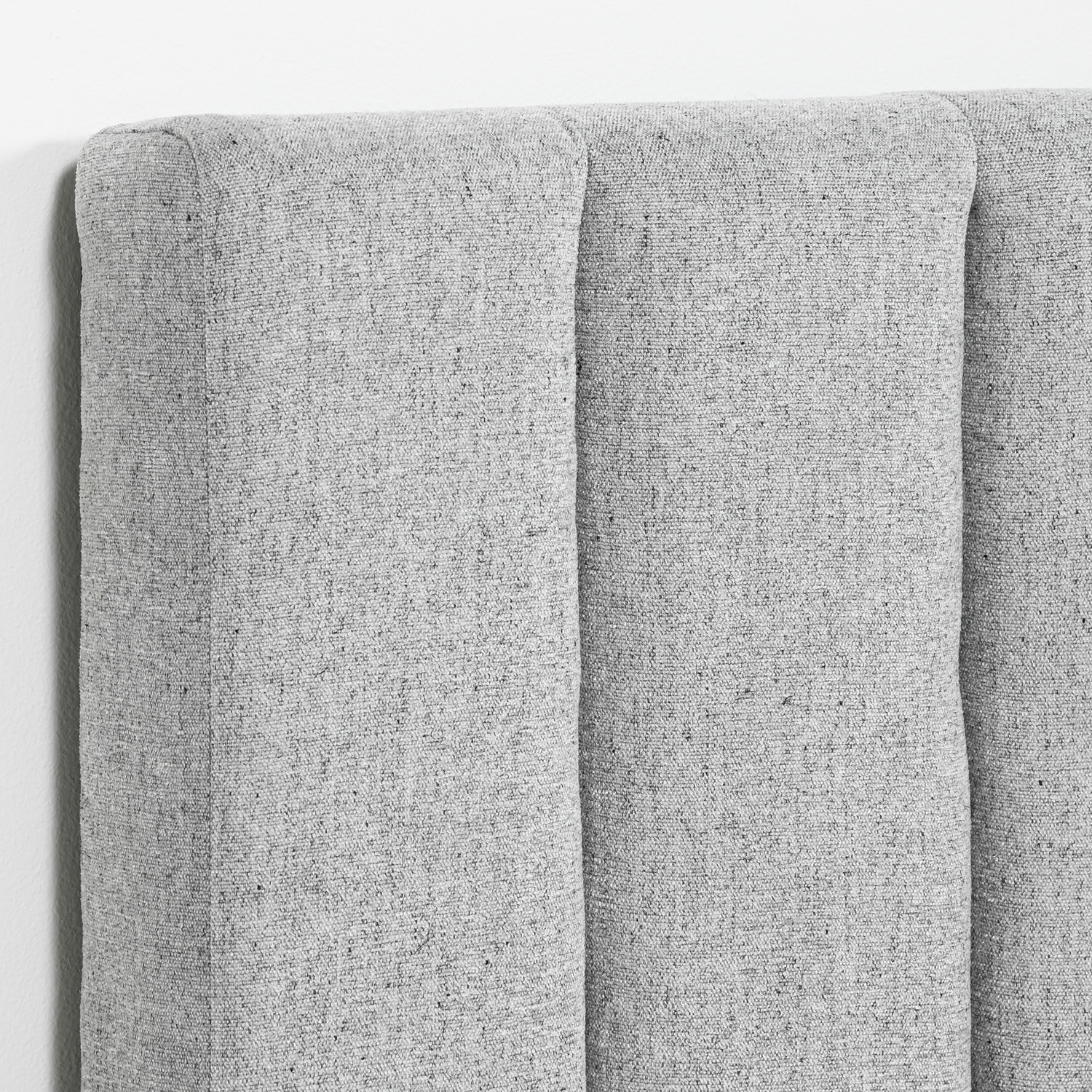 Aubin Linen-Blend Bed Frame
