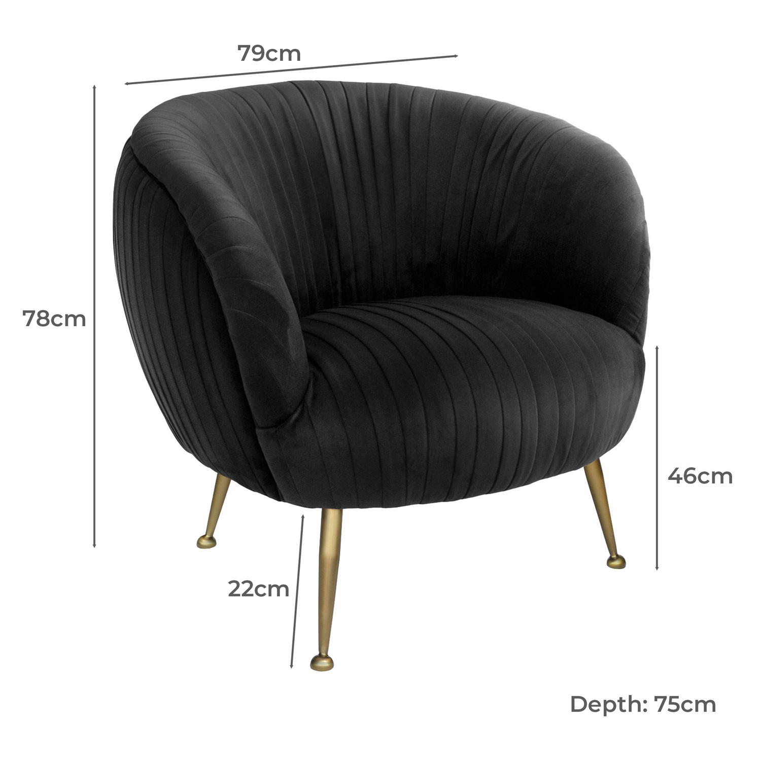 Aphelios Velvet Armchair