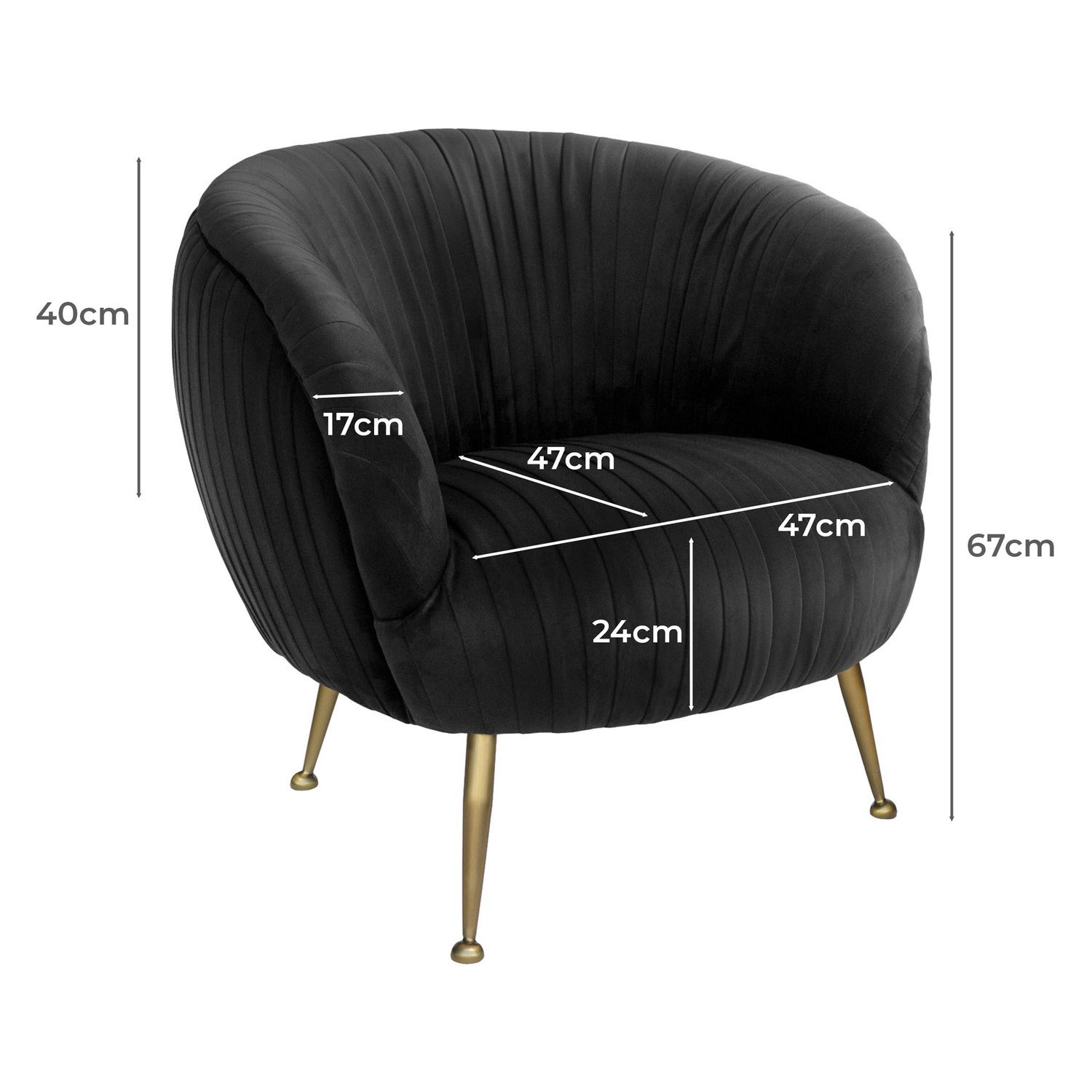 Aphelios Velvet Armchair