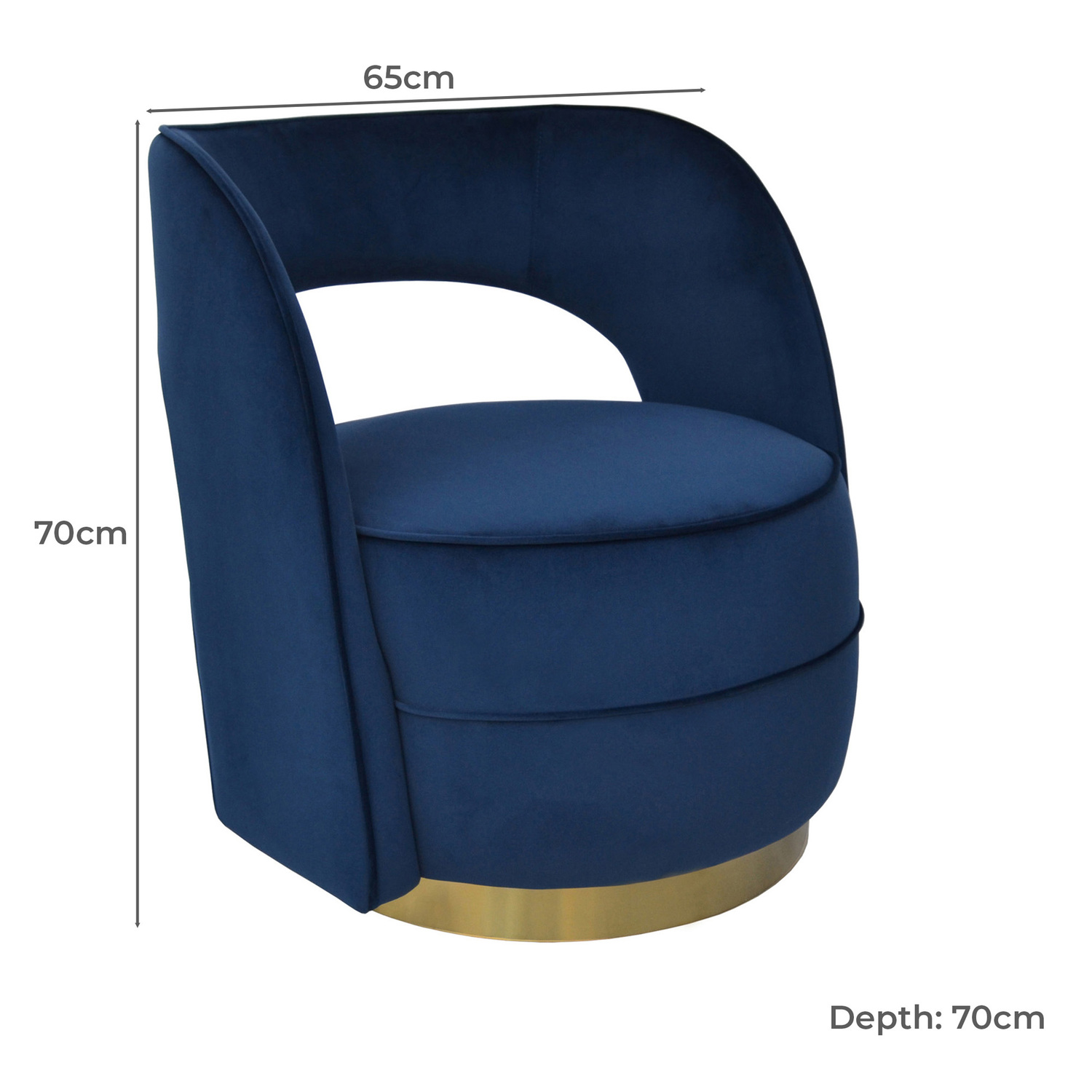 Emilia Velvet Accent Chair