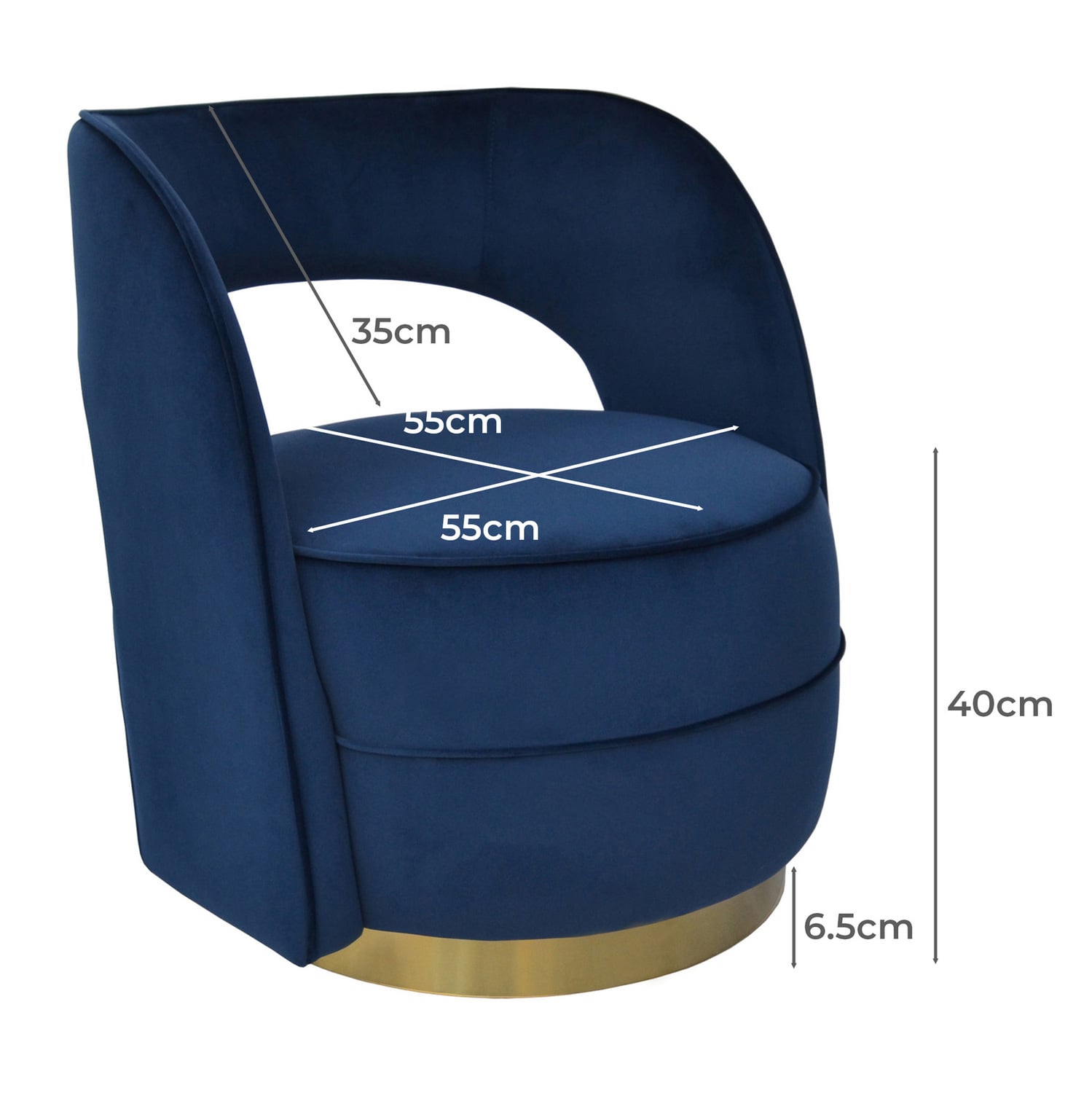 Emilia Velvet Accent Chair