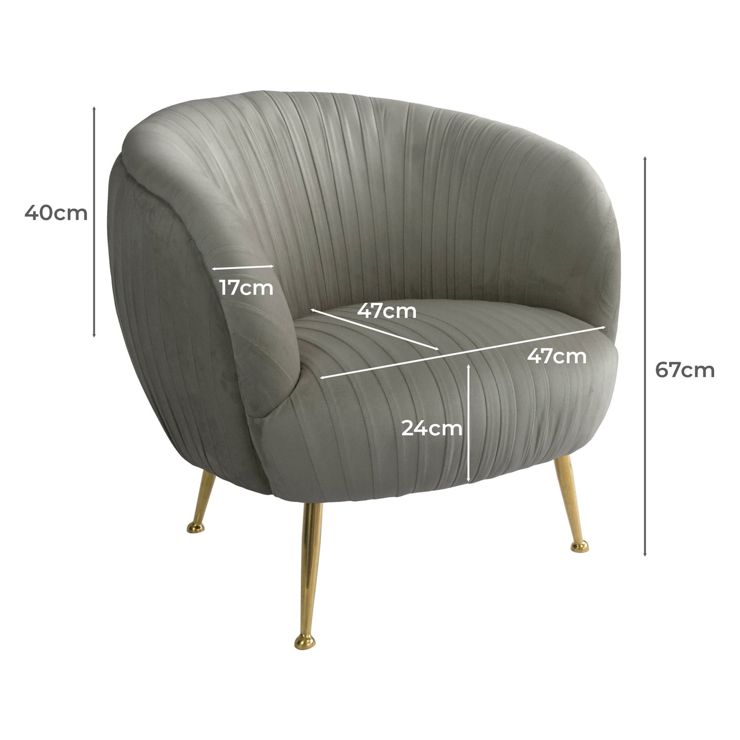Aphelios Velvet Armchair