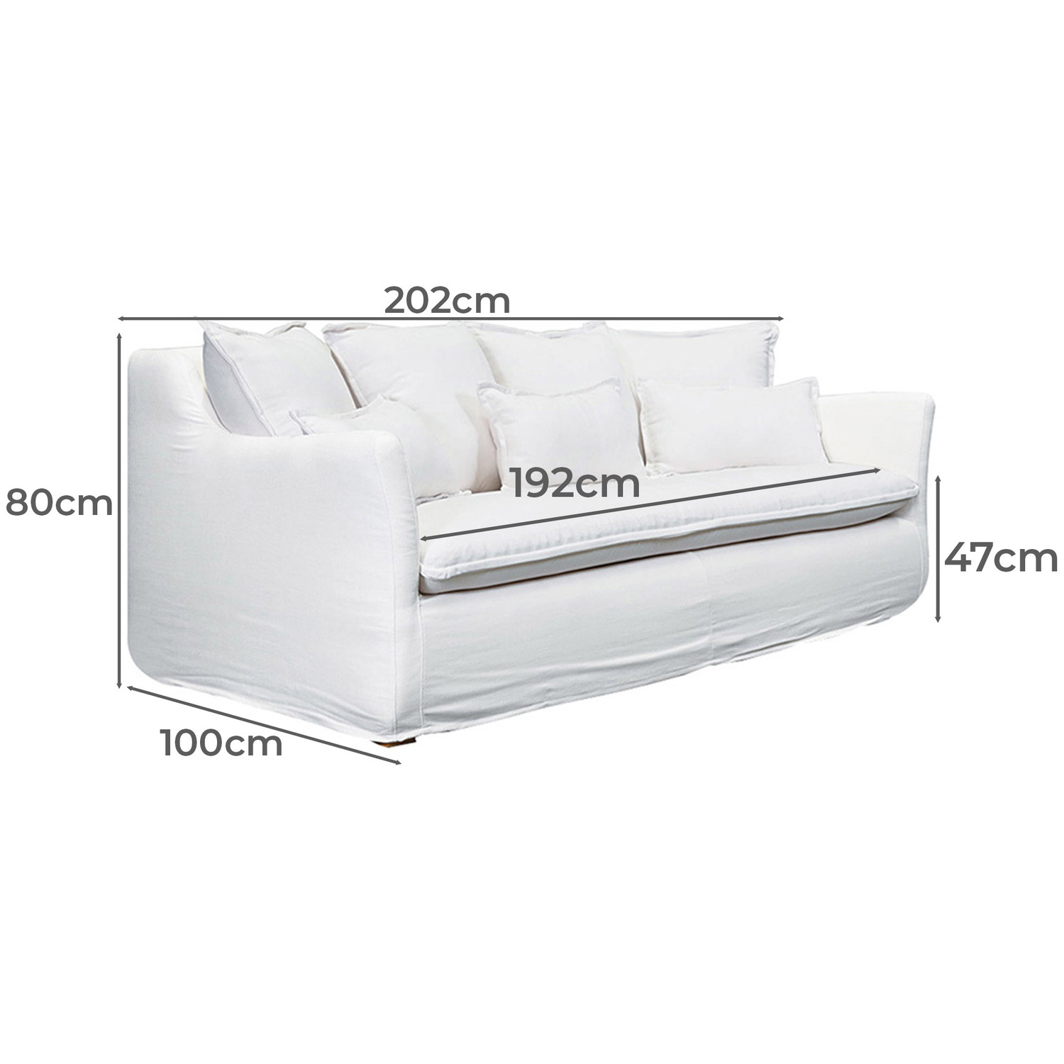 Hailey 3 Seater Sofa