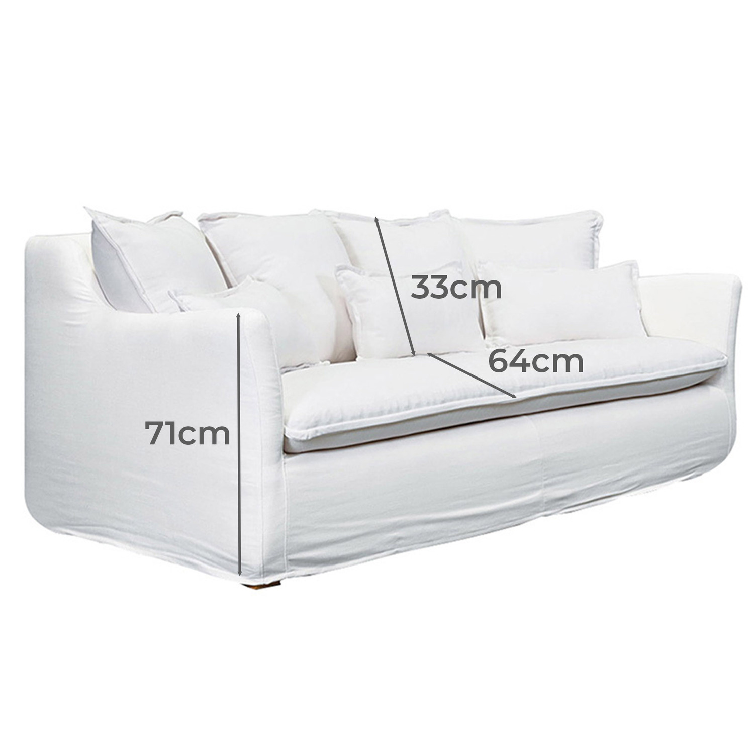 Hailey 3 Seater Sofa