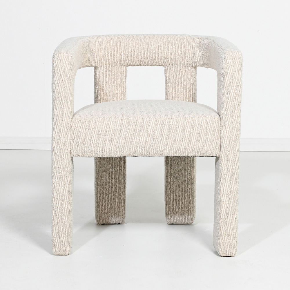 Oatmeal Simone Boucle Armchair