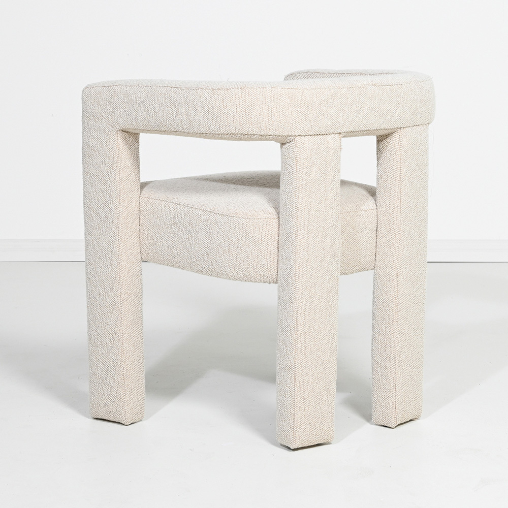 Oatmeal Simone Boucle Armchair