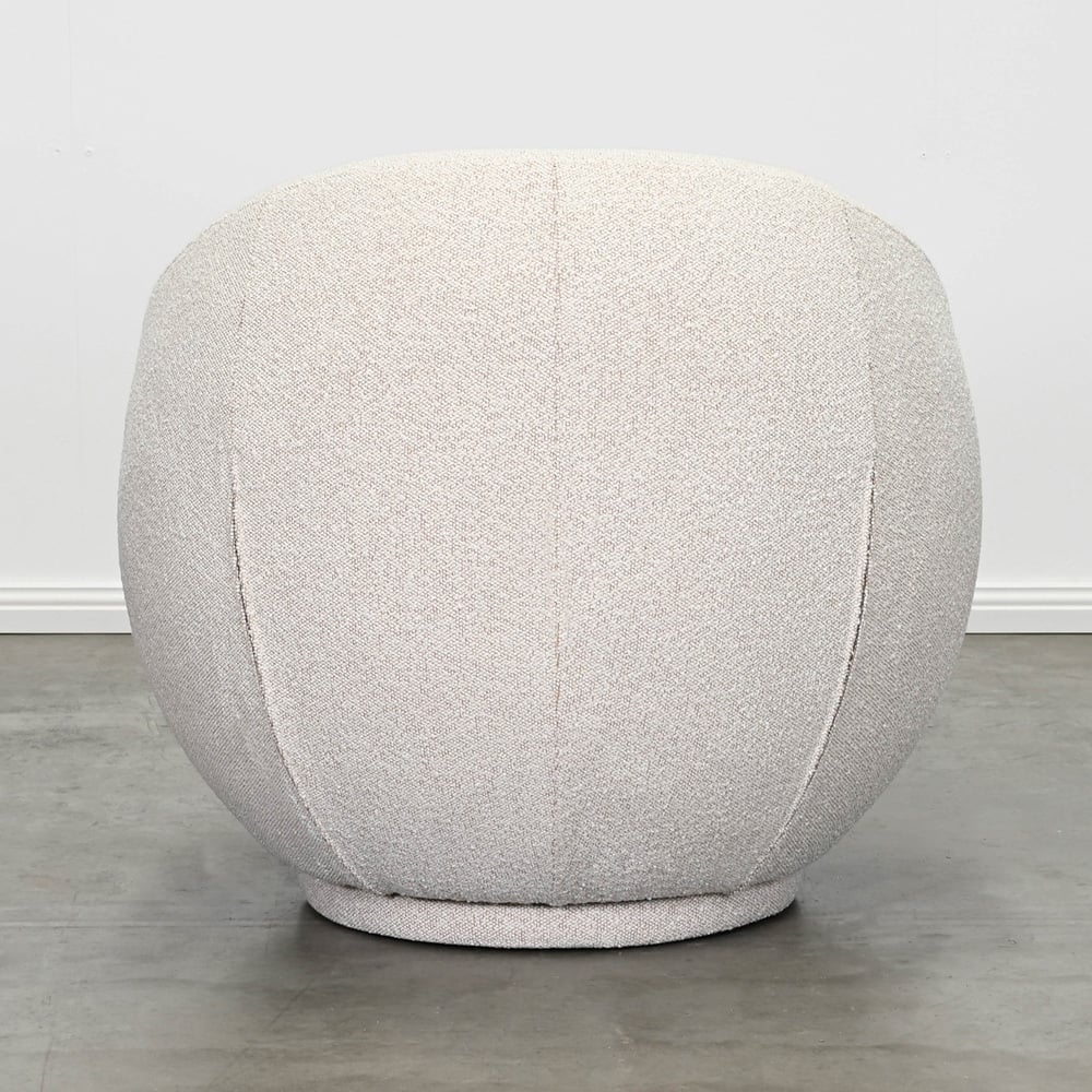 Oatmeal Clara Boucle Swivel Armchair