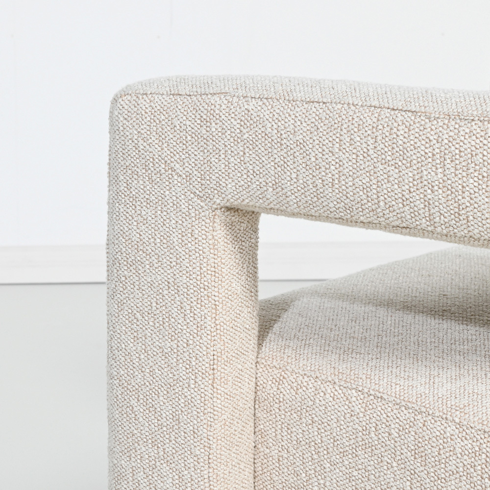 Oatmeal Simone Boucle Armchair