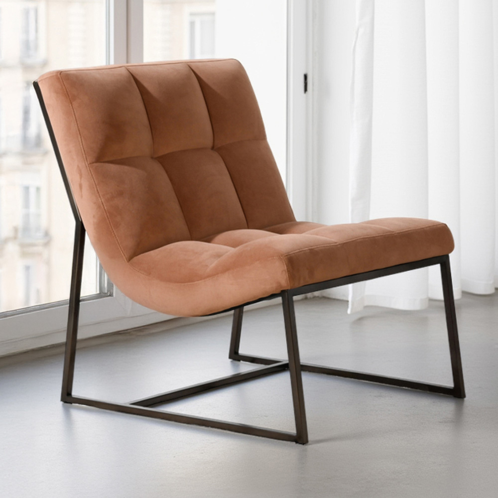 Jacques Velvet Lounge Chair