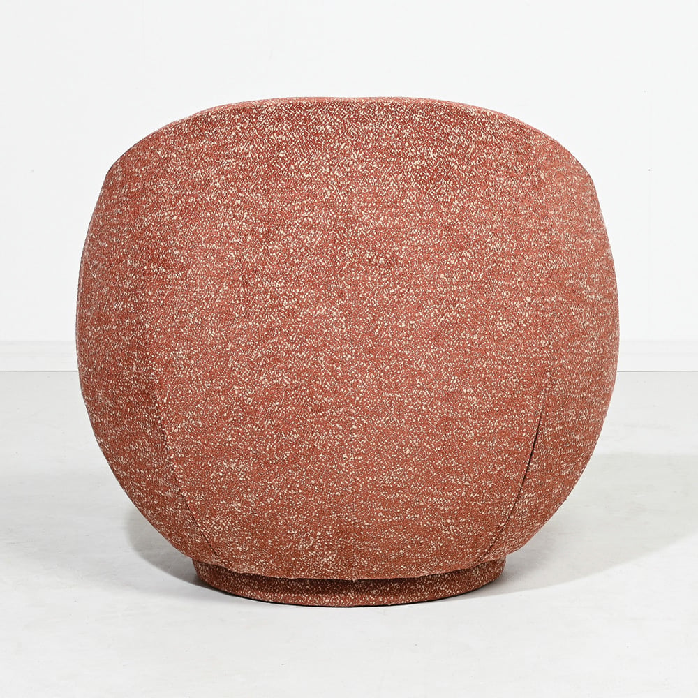 Terra Red Clara Swivel Armchair