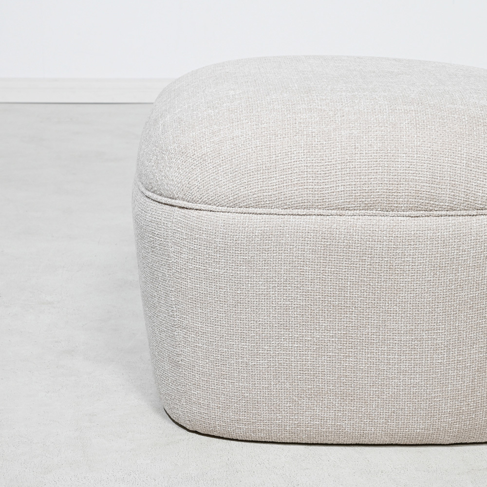 Karin Chenille Ottoman