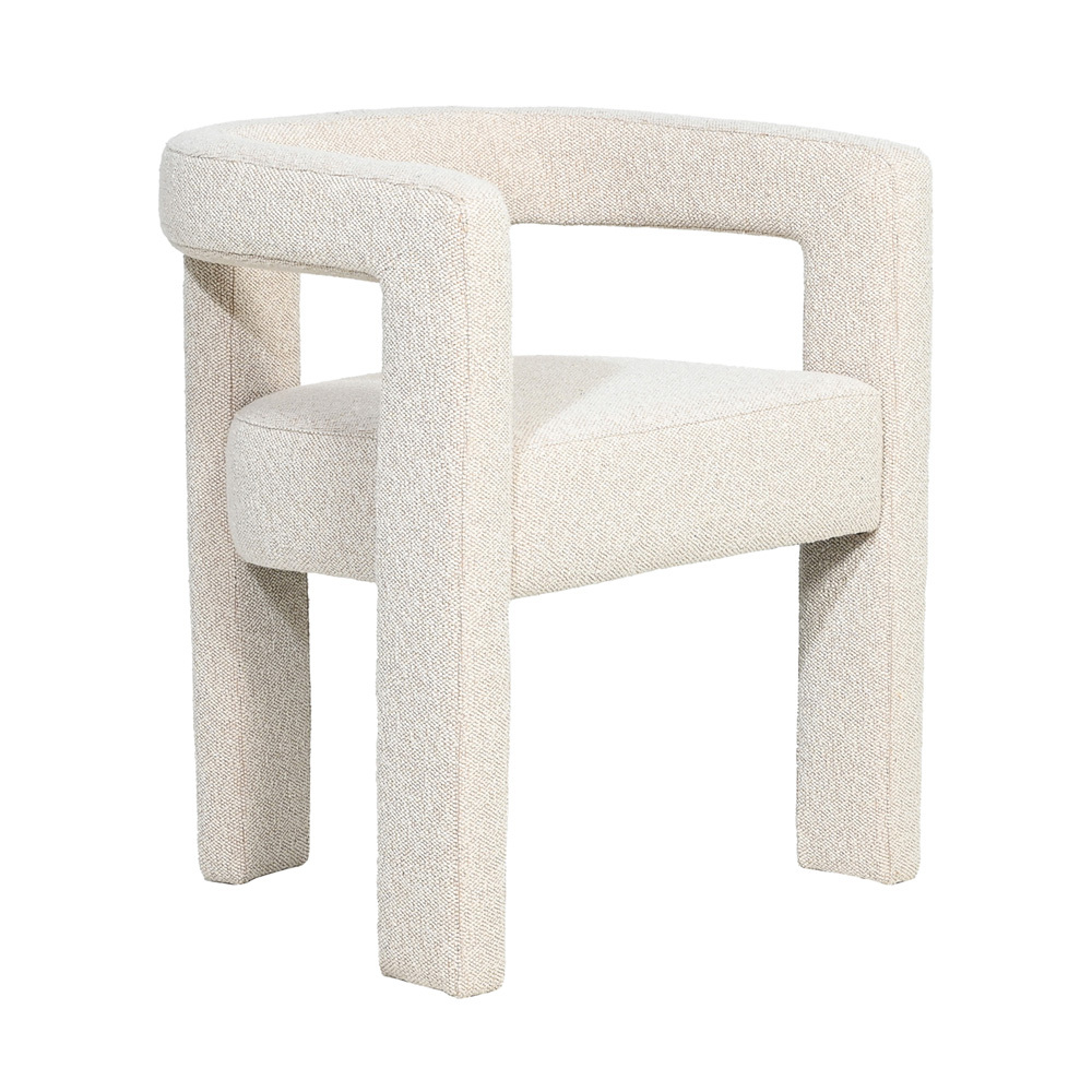 Oatmeal Simone Boucle Armchair