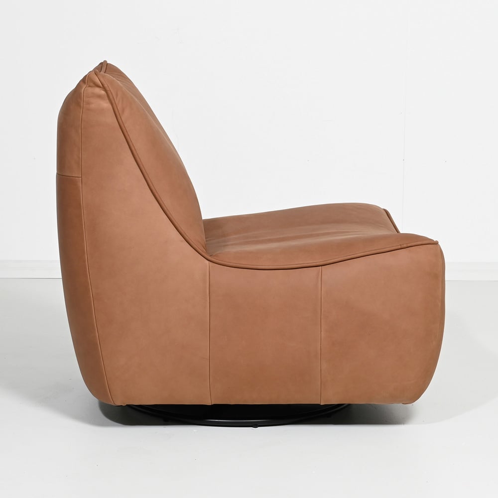 Martina Leather Swivel Chair