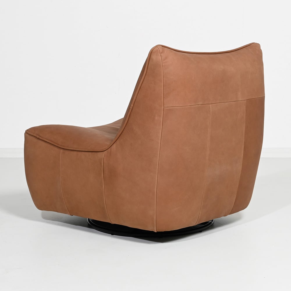 Martina Leather Swivel Chair
