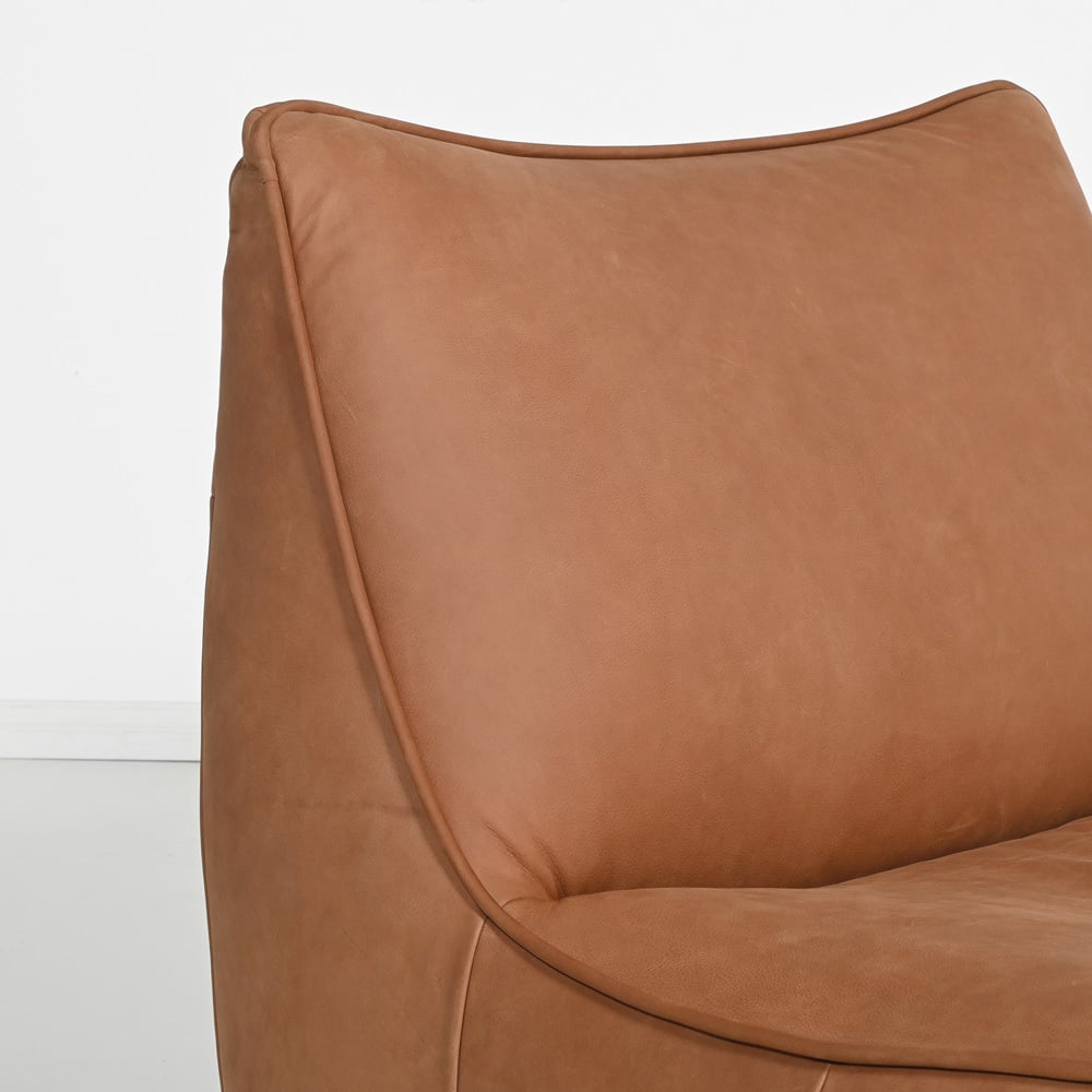 Martina Leather Swivel Chair
