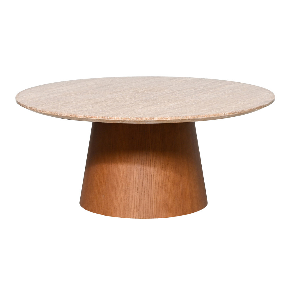 Alain Travertine  Coffee Table
