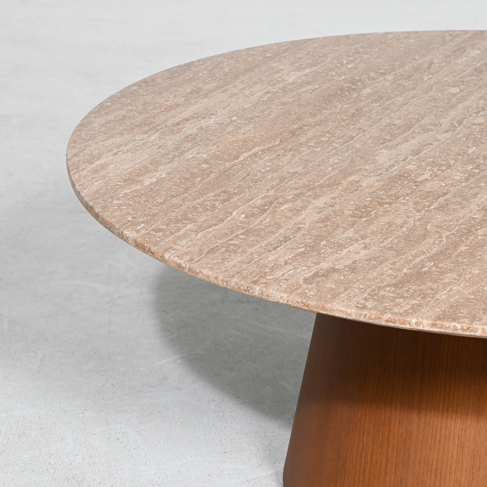 Alain Travertine  Coffee Table