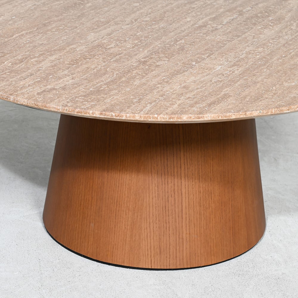 Alain Travertine  Coffee Table