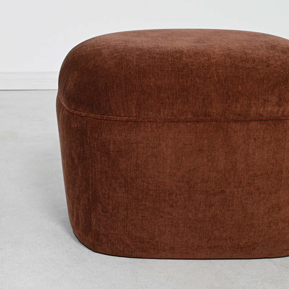 Karin Chenille Ottoman