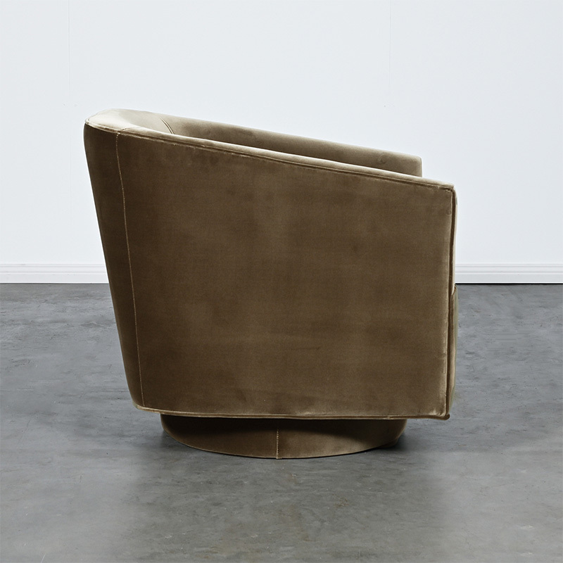 Gabby Velvet Swivel Armchair