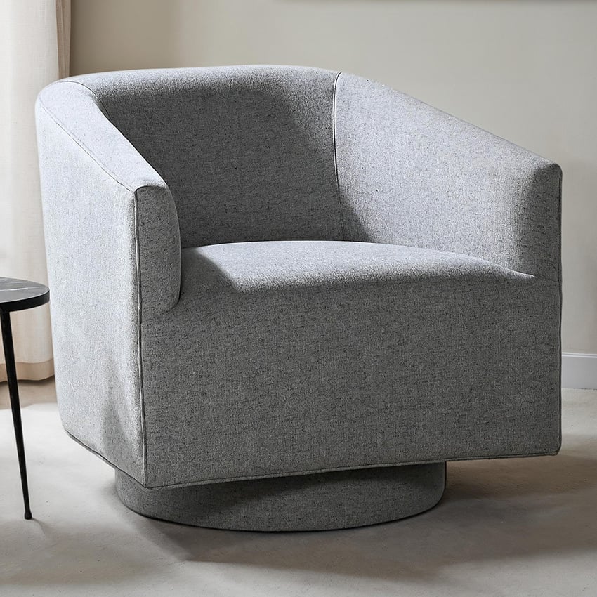 Gabby Upholstered Swivel Armchair