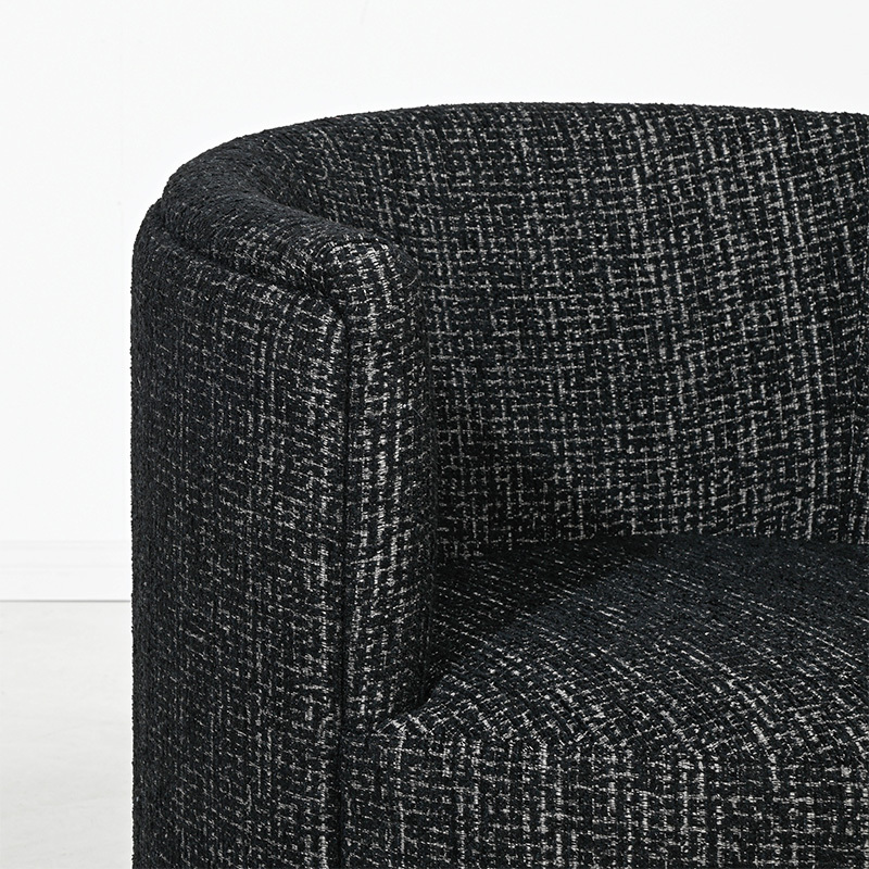 Sable Camilla Upholstered Swivel Armchair