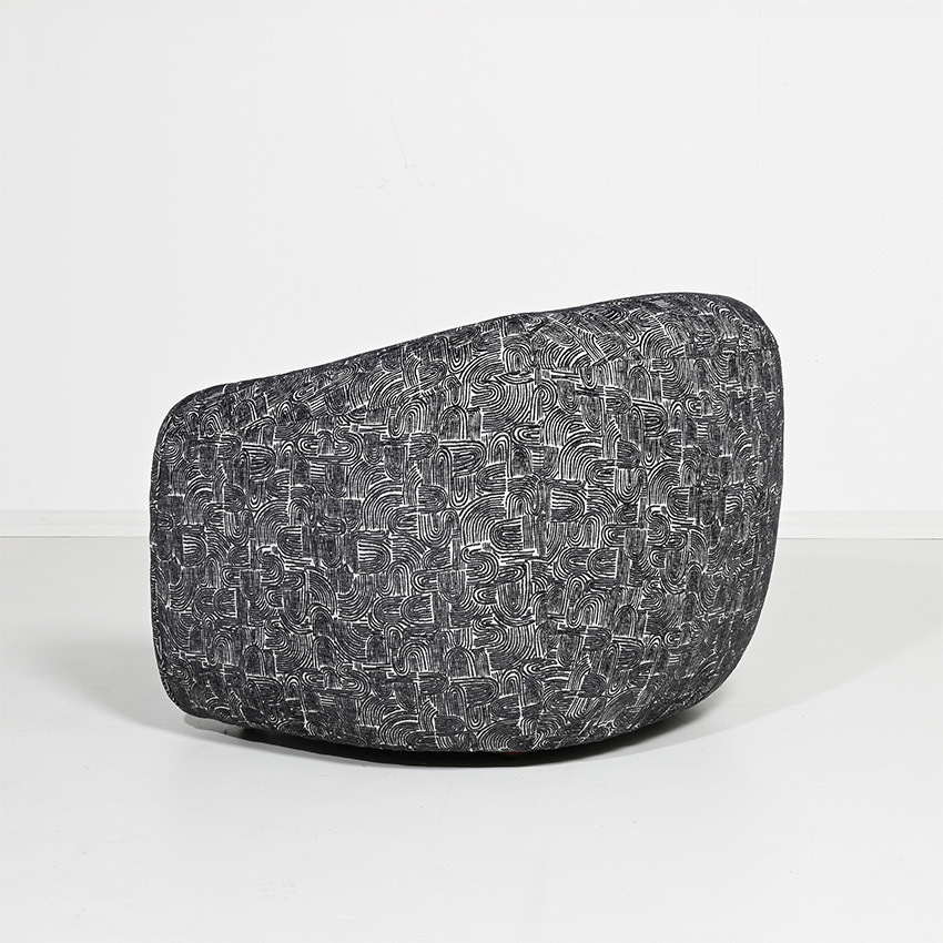 Chgarcoal Alex Upholstered Armchair