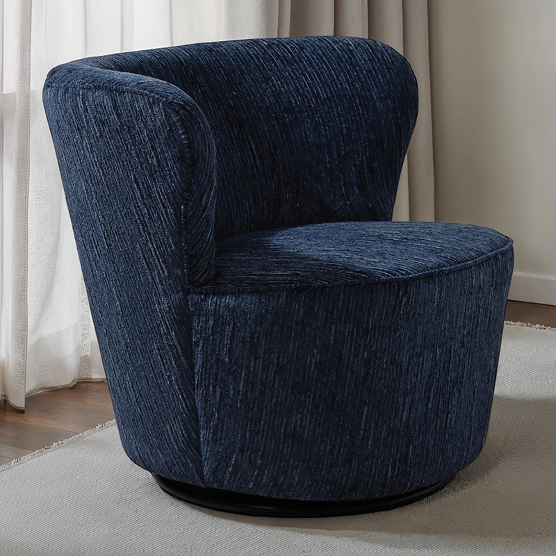 Indigo Veni Upholstered Swivel Armchair