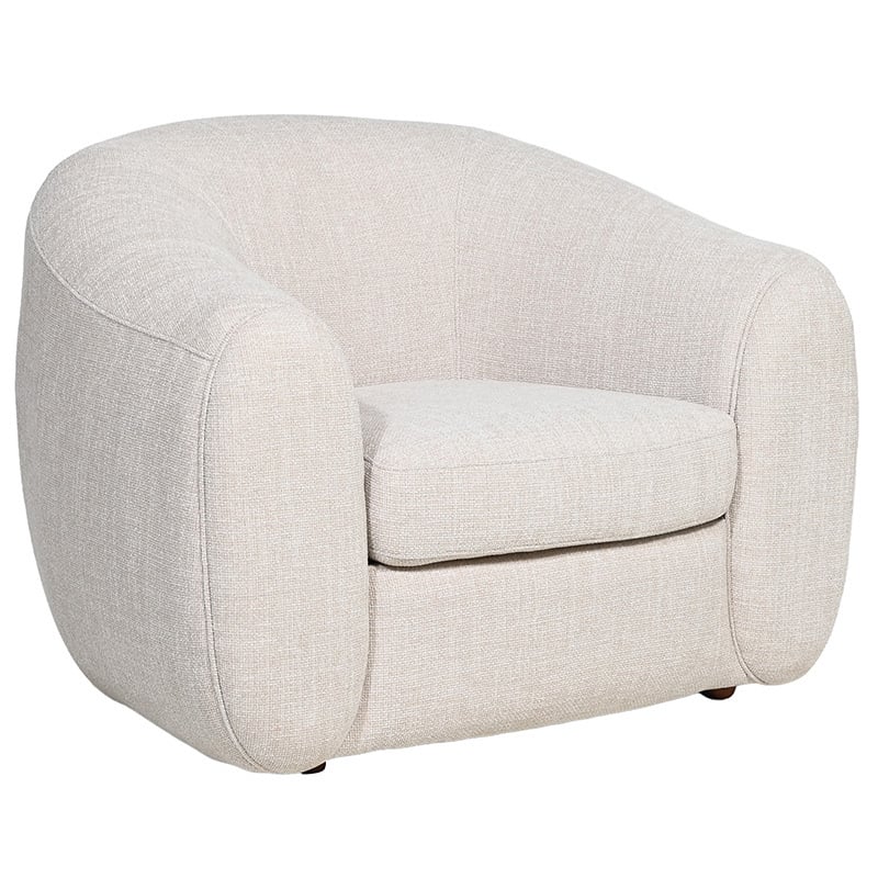 Beige Alex Upholstered Armchair