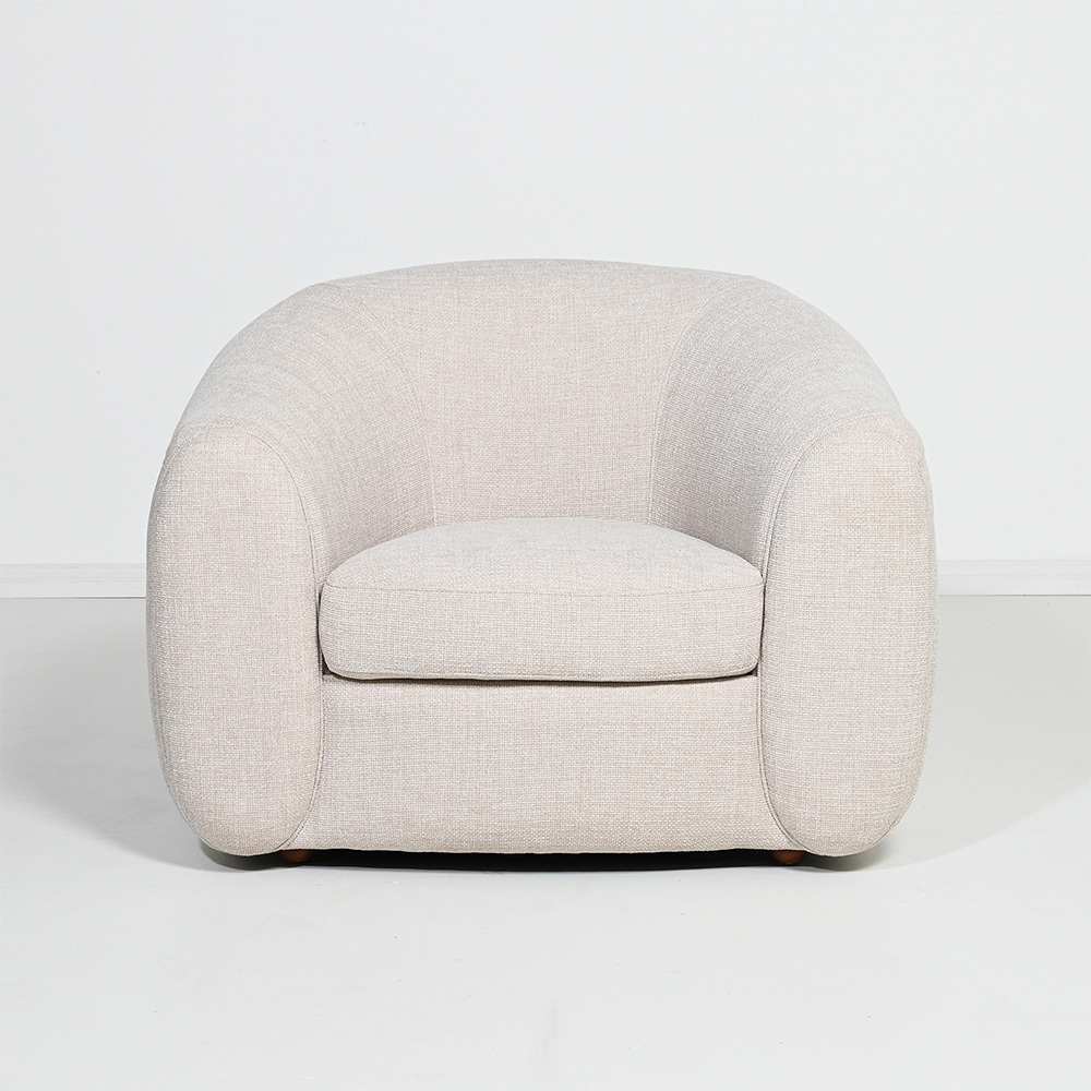 Beige Alex Upholstered Armchair