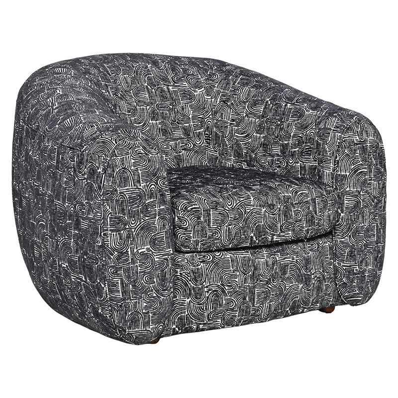 Chgarcoal Alex Upholstered Armchair