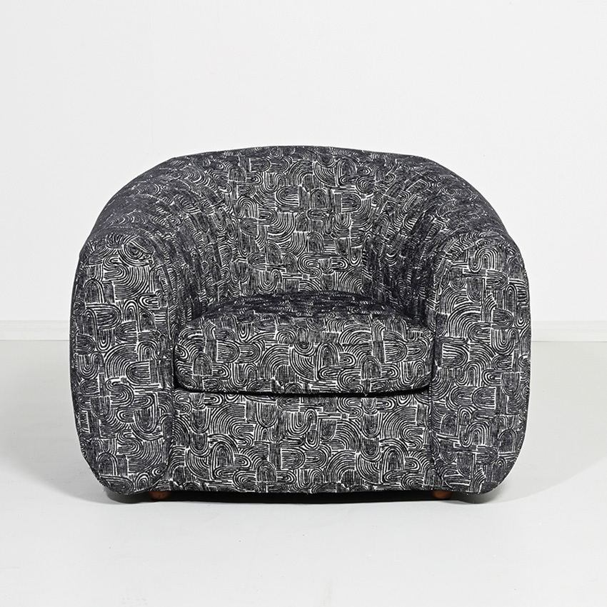Chgarcoal Alex Upholstered Armchair