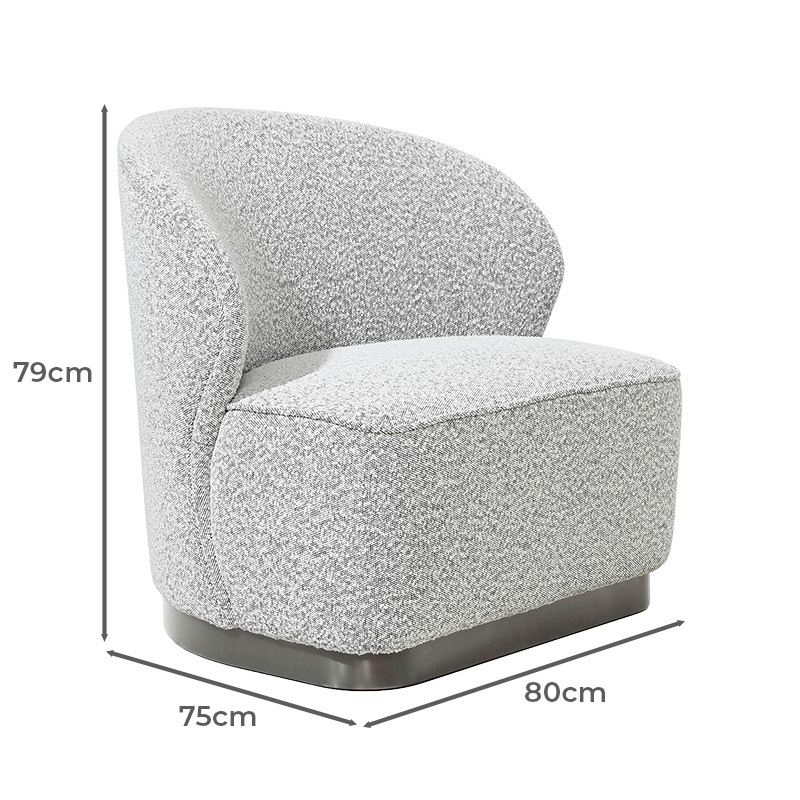 Sara Boucle Wingback Chair